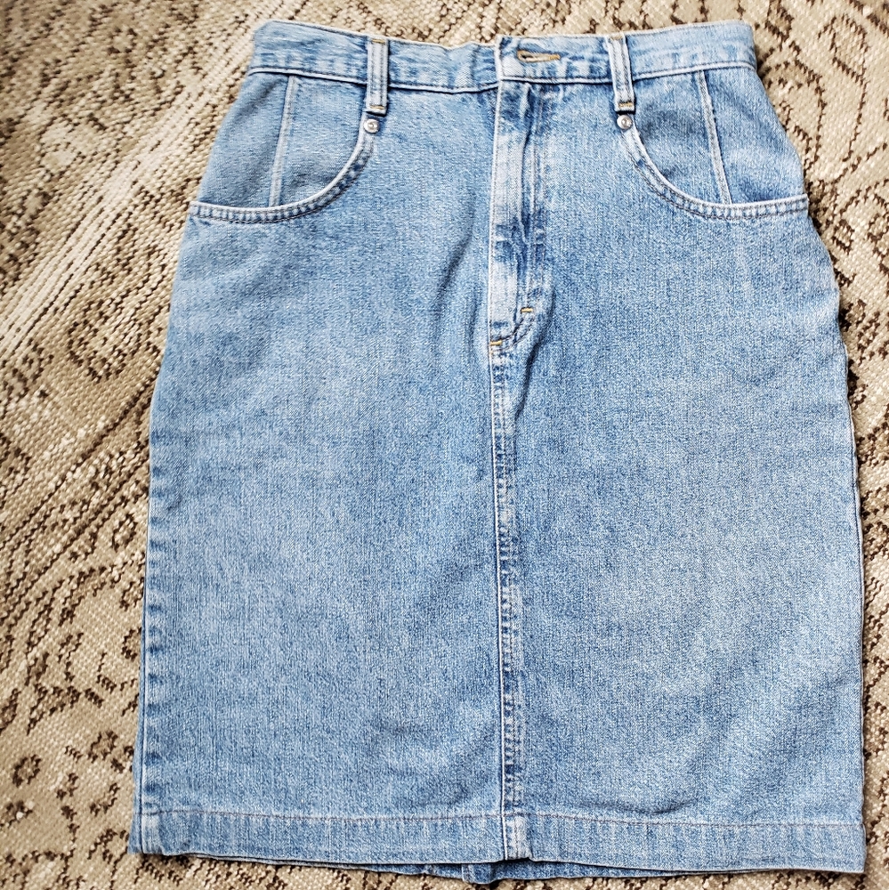 Vintage jean skirt